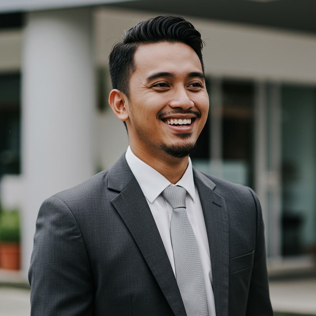 lelaki Malaysia berasa sangat yakin apabila kerja selepas memakai sistem rambut